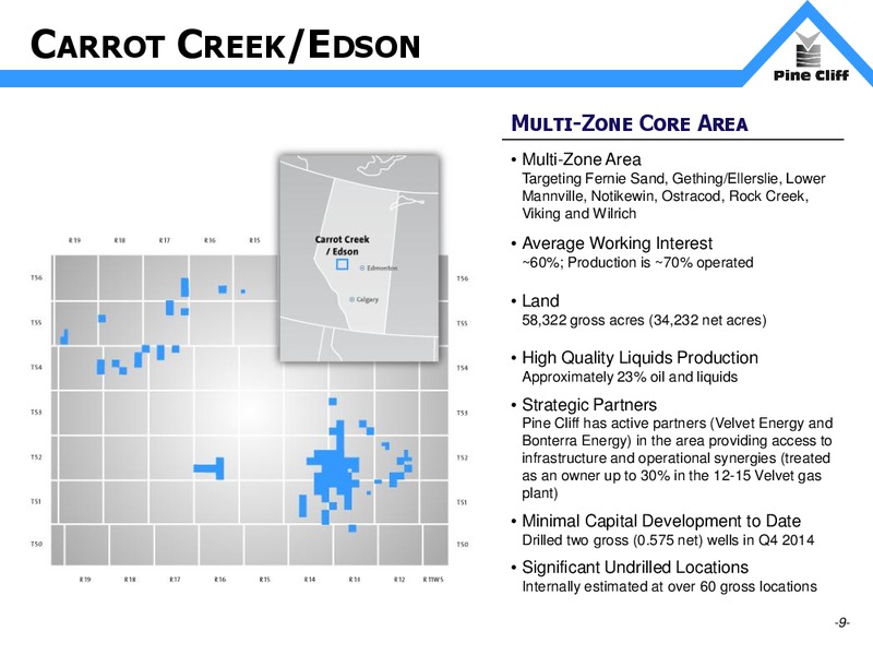 Investor Update – Pine Cliff Energy Ltd. – slide 9