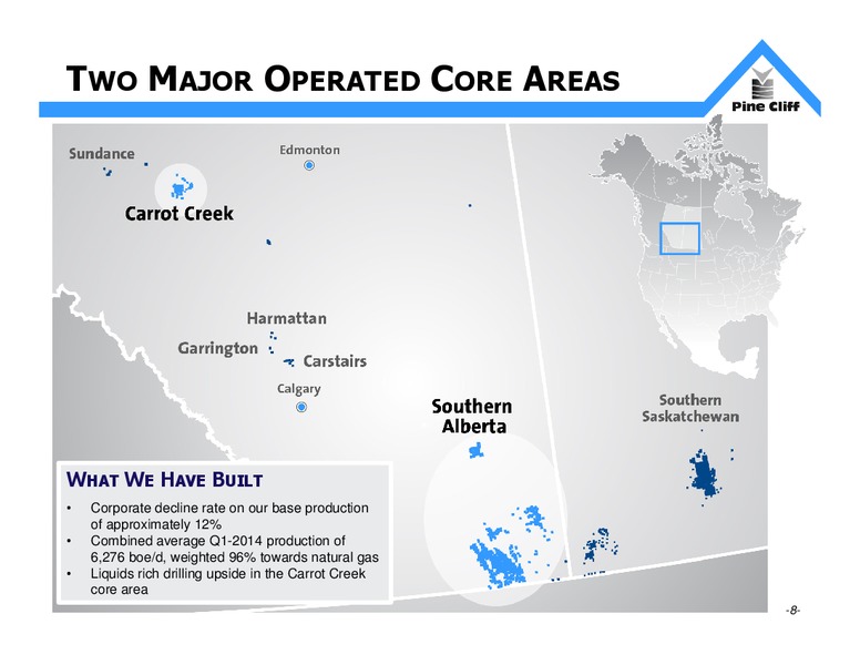 INVESTOR UPDATE – Pine Cliff Energy Ltd. – slide 8