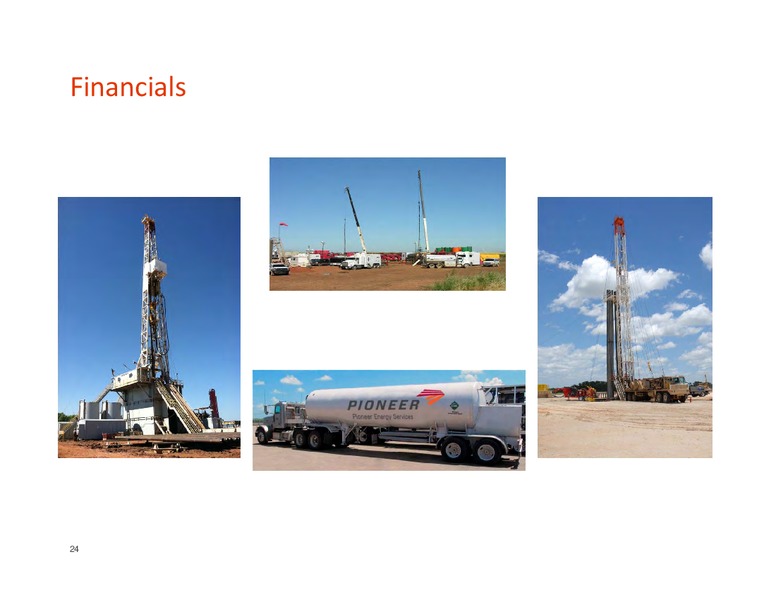 2013 DEUTSCHE BANK ENERGY DAY – Pioneer Energy Services Corp. – slide 23