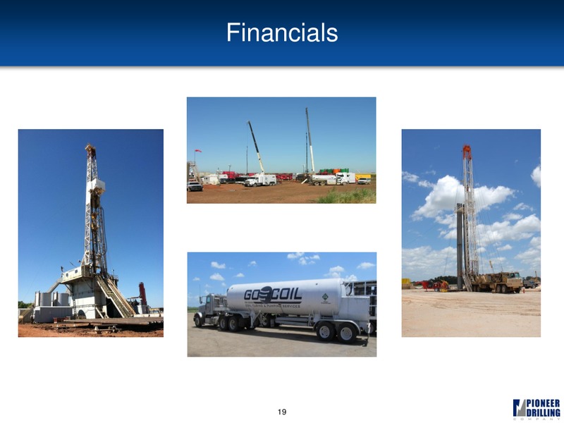 SIMMONS 12TH ANNUAL ENERGY CONFERENCE – Pioneer Energy Services Corp. – slide 18