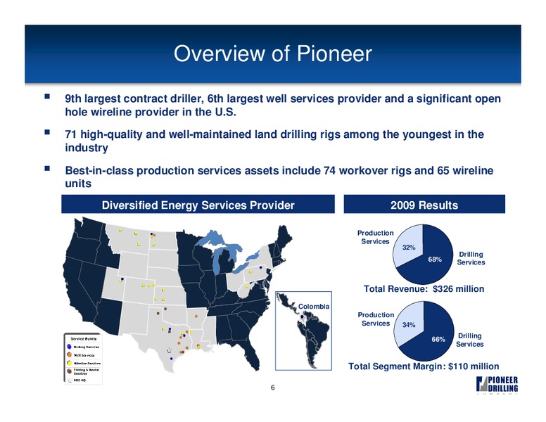 SIMMONS & COMPANY INTERNATIONAL – Pioneer Energy Services Corp. – slide 5