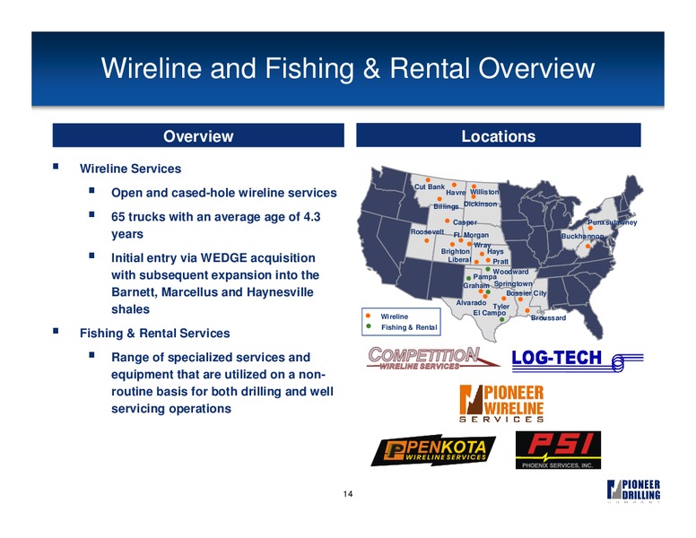 SIMMONS & COMPANY INTERNATIONAL – Pioneer Energy Services Corp. – slide 13