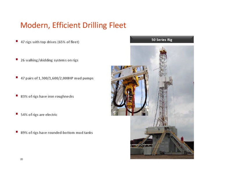 HOWARD WEIL 41ST ANNUAL ENERGY CONFERENCE – Pioneer Energy Services Corp. – slide 19
