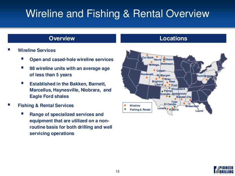 HOWARD WEIL 39TH ANNUAL ENERGY CONFERENCE – Pioneer Energy Services Corp. – slide 12
