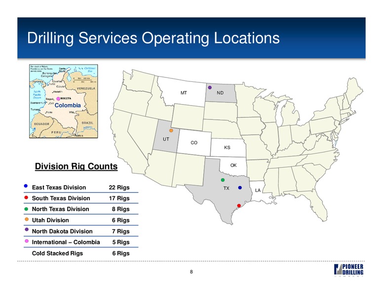 UBS GLOBAL OIL & GAS CONFERENCE – Pioneer Energy Services Corp. – slide 7