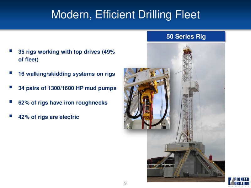 STEPHENS INC – Pioneer Energy Services Corp. – slide 8