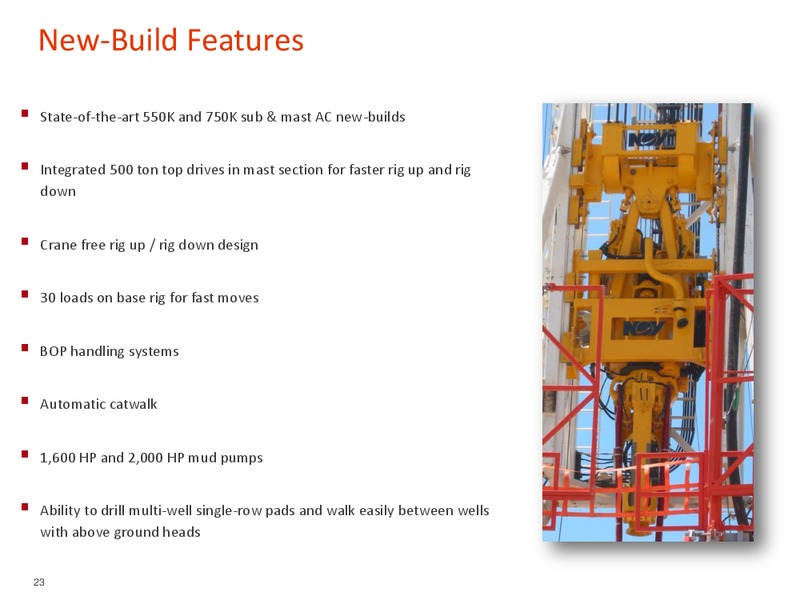 BARCLAYS CEO ENERGY POWER CONFERENCE – Pioneer Energy Services Corp. – slide 22