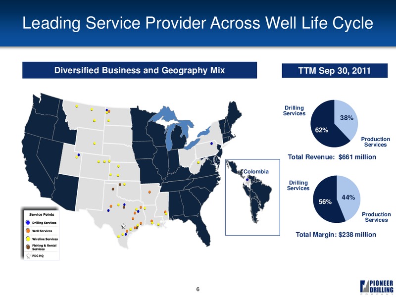 DAHLMAN ROSE & CO ULTIMATE OIL SERVICES & DRILLING CONFERENCE – Pioneer Energy Services Corp. – slide 5