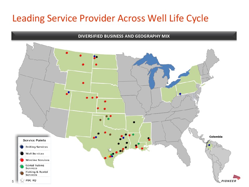 DAHLMAN ROSE & COMPANY ULTIMATE OIL SERVICES AND E&P – Pioneer Energy Services Corp. – slide 4