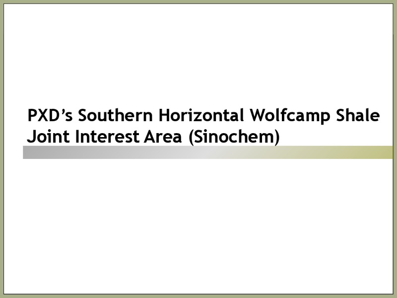 Credit Suisse Best of Breed Symposium – Pioneer Natural Resources Co. – slide 25