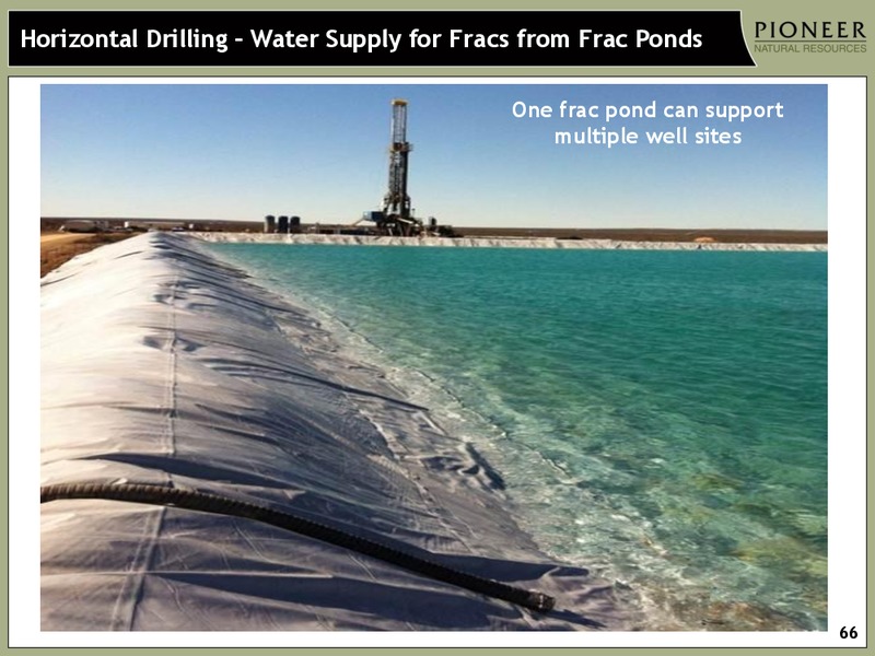 INVESTOR PRESENTATION – Pioneer Natural Resources Co. – slide 65