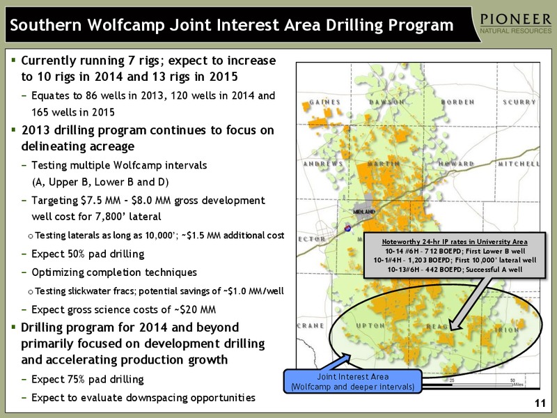 Q4 2012 Earnings Call – Pioneer Natural Resources Co. – slide 10