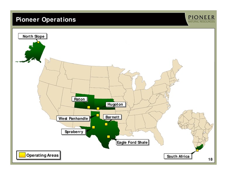 RAYMOND JAMES INVESTORS CONFERENCE – Pioneer Natural Resources Co. – slide 17