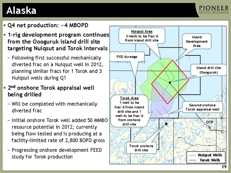 HOWARD WEIL ENERGY CONFERENCE – Pioneer Natural Resources Co. – slide 18