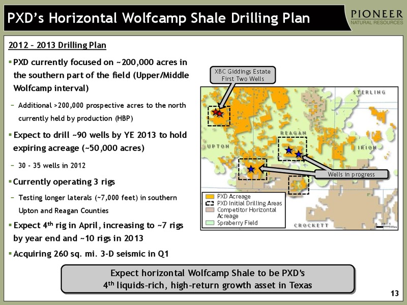 HOWARD WEIL ENERGY CONFERENCE – Pioneer Natural Resources Co. – slide 12