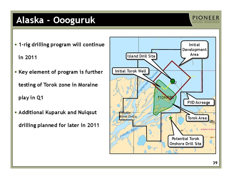 HOWARD WEIL ENERGY CONFERENCE – Pioneer Natural Resources Co. – slide 38