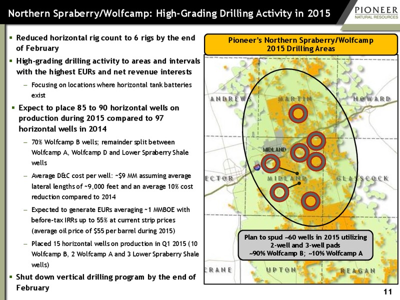 MAY 2015 INVESTOR PRESENTATION – Pioneer Natural Resources Co. – slide 10
