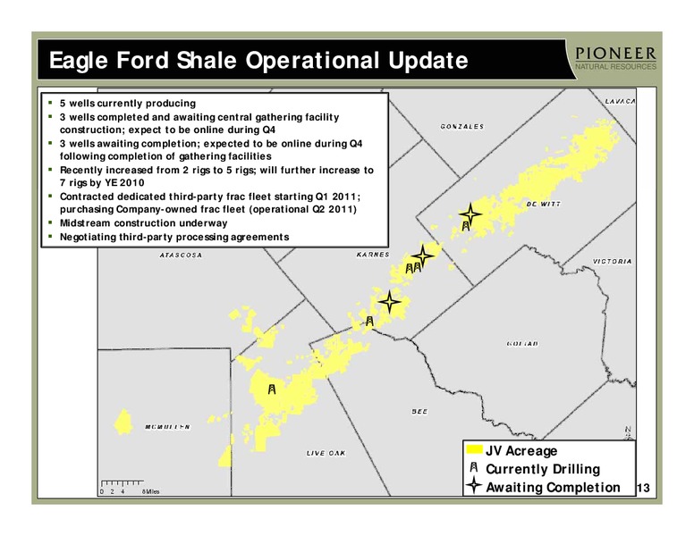 2Q 2010 EARNINGS – Pioneer Natural Resources Co. – slide 12