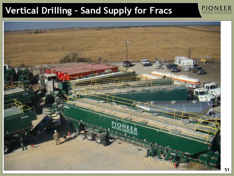 INVESTOR PRESENTATION – Pioneer Natural Resources Co. – slide 50
