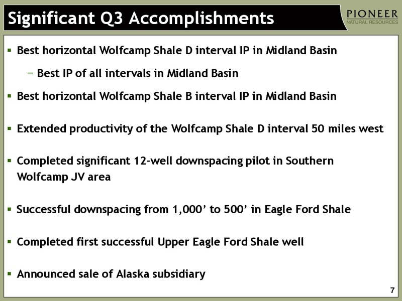Spraberry Wolfcamp Field Trip – Pioneer Natural Resources Co. – slide 4
