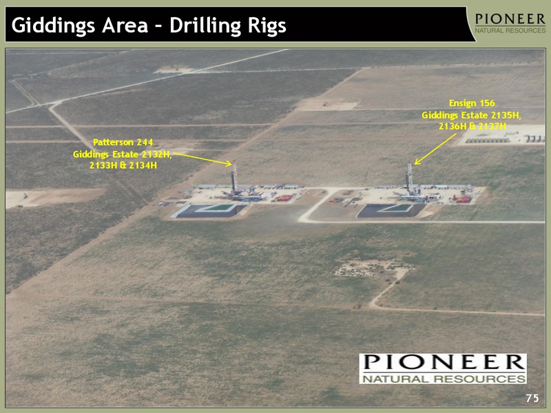 BAML GLOBAL ENERGY CONFERENCE – Pioneer Natural Resources Co. – slide 74