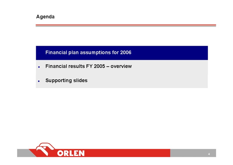 INVESTOR PRESENTATION – PKN Orlen SA – slide 4
