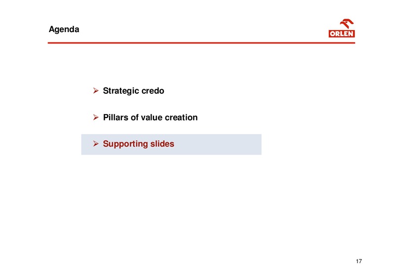 2014 INVESTOR PRESENTATION – PKN Orlen SA – slide 17