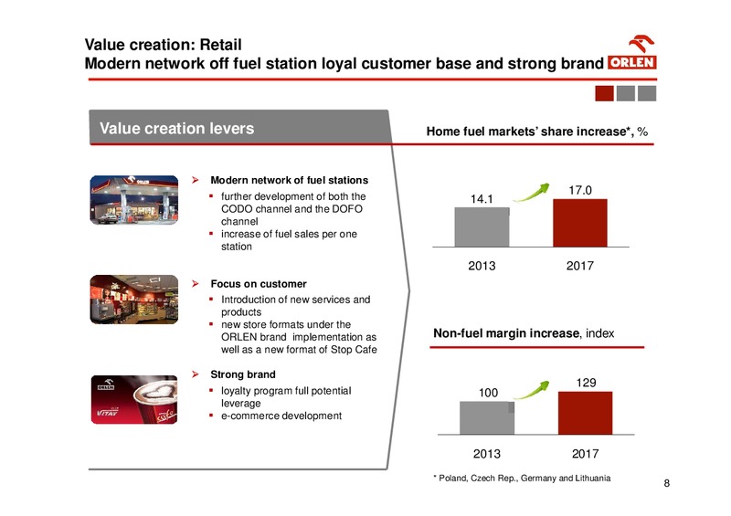 STRATEGY 2014 2017 – PKN Orlen SA – slide 8