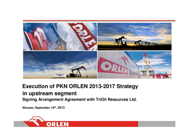 INVESTOR PRESENTATION – PKN Orlen SA – slide 1