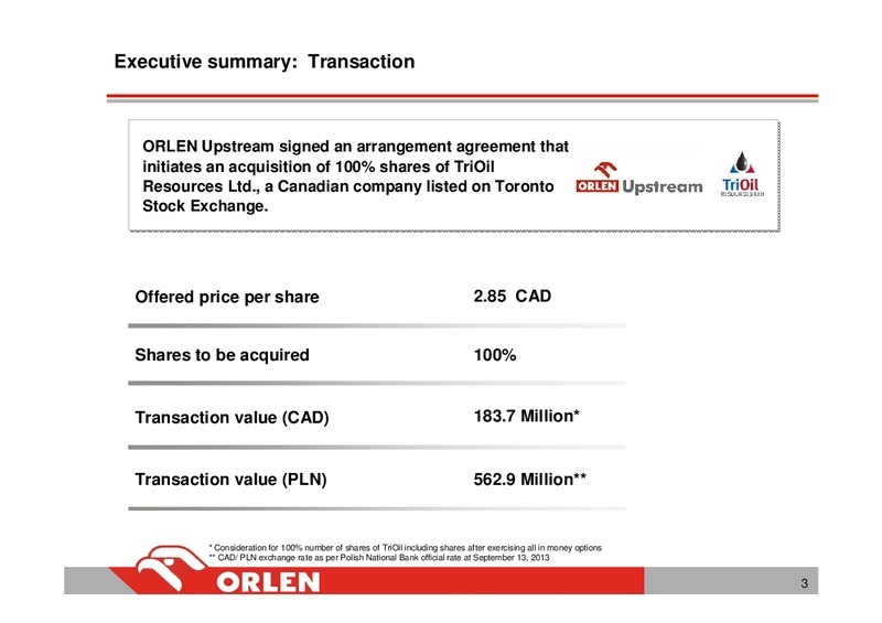 INVESTOR PRESENTATION – PKN Orlen SA – slide 2