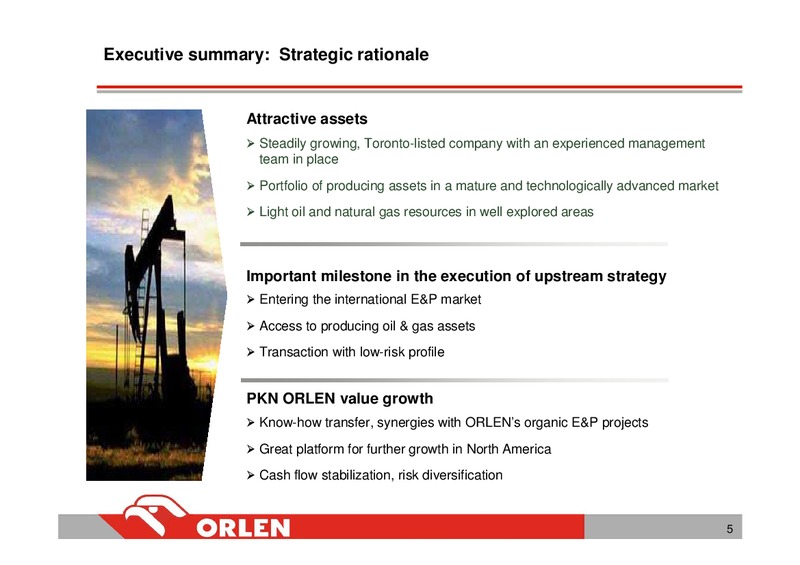 INVESTOR PRESENTATION – PKN Orlen SA – slide 4
