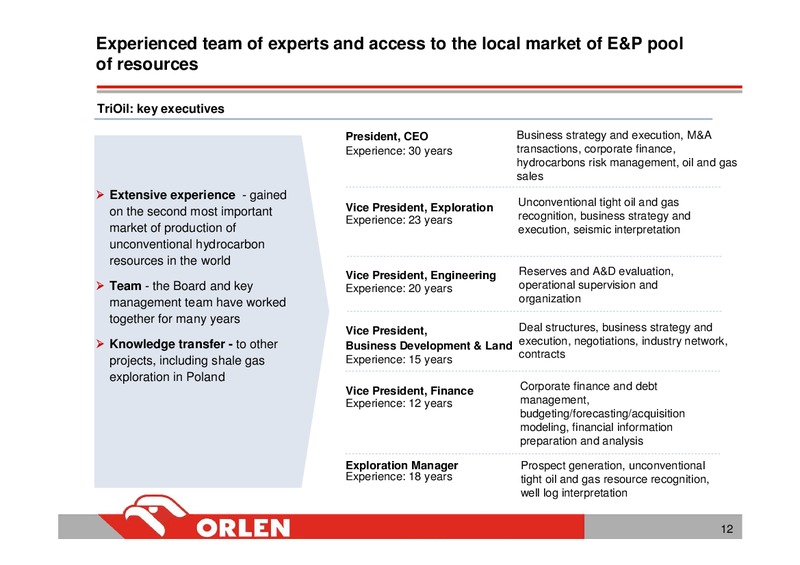 INVESTOR PRESENTATION – PKN Orlen SA – slide 11
