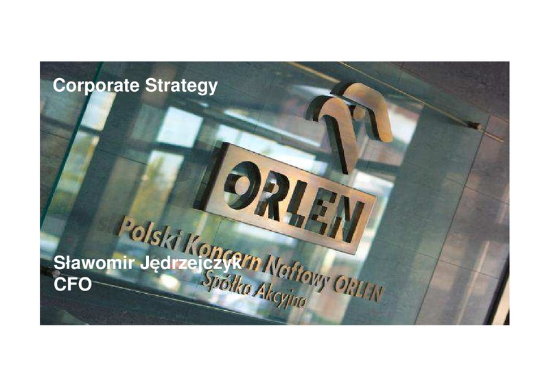 September 2015 Investor Presentation – PKN Orlen SA – slide 2