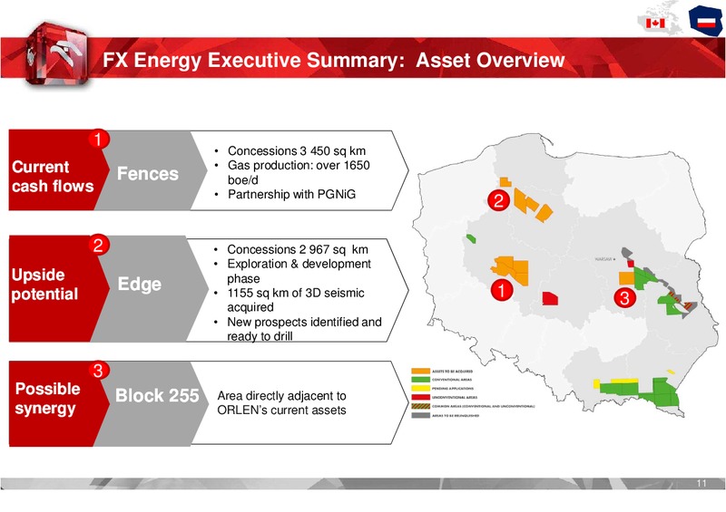 Kicking Horse Energy and FX Energy Agreements Signing – PKN Orlen SA – slide 10