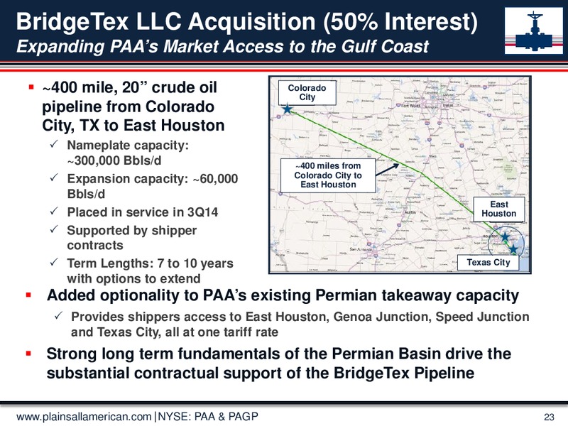 Jefferies 2014 Global Energy Conference – Plains Gp Holdings Lp – slide 22