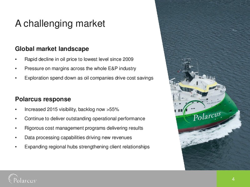 Q4 2014 EARNINGS CALL – Polarcus – slide 3