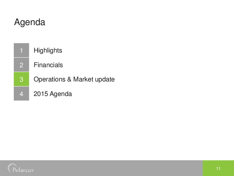 Q4 2014 EARNINGS CALL – Polarcus – slide 10