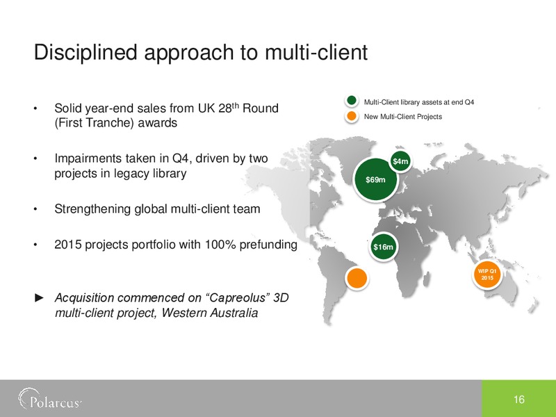 Q4 2014 EARNINGS CALL – Polarcus – slide 15
