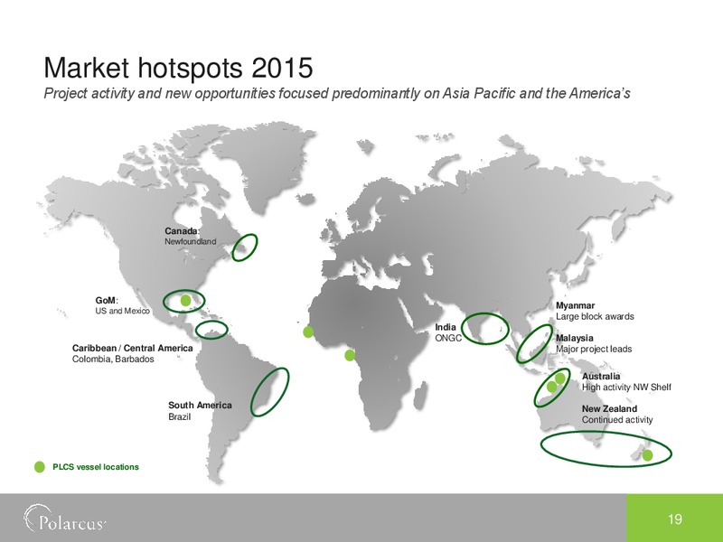 Q4 2014 EARNINGS CALL – Polarcus – slide 18