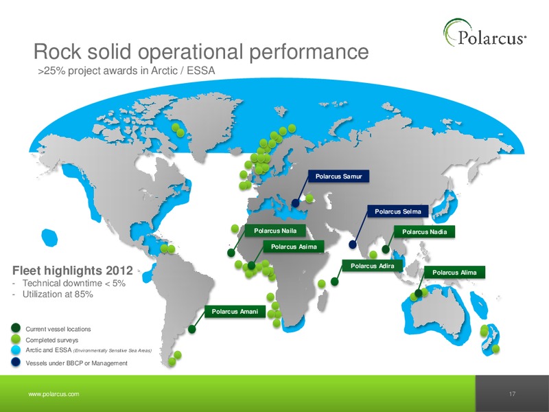 Q4 2012 REPORT – Polarcus – slide 16