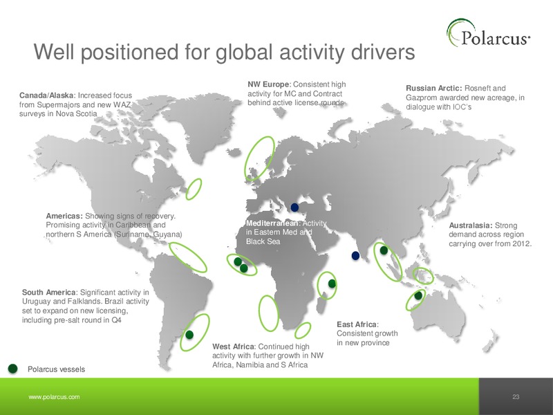 Q4 2012 REPORT – Polarcus – slide 22
