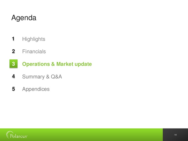 Q4 2013 RESULTS – Polarcus – slide 13