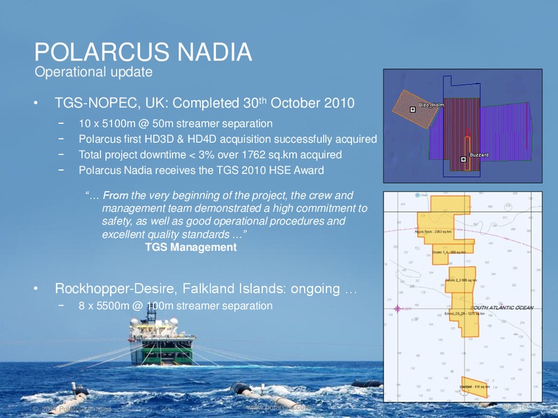 Q4 2010 REPORT – Polarcus – slide 12