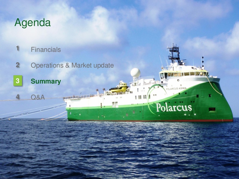 Q4 2010 REPORT – Polarcus – slide 18