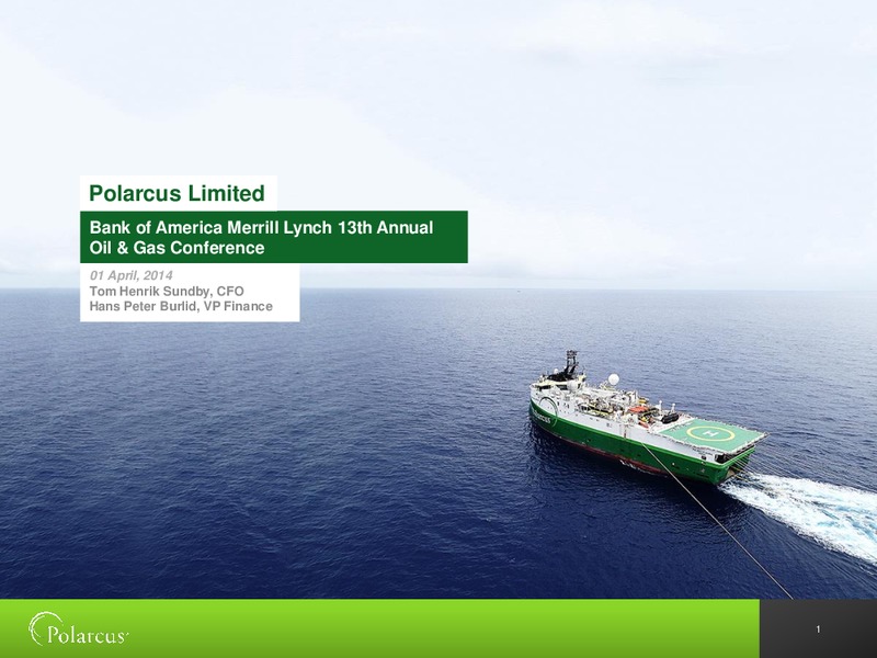 BAML 13TH ANNUAL OIL & GAS CONFERNCE – Polarcus – slide 1