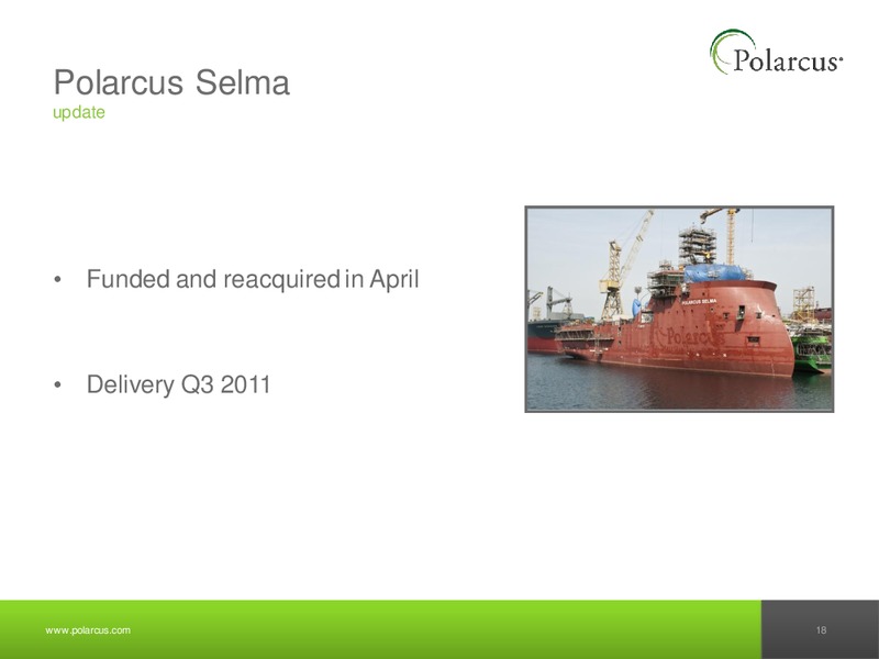 Q1 2011 REPORT – Polarcus – slide 17