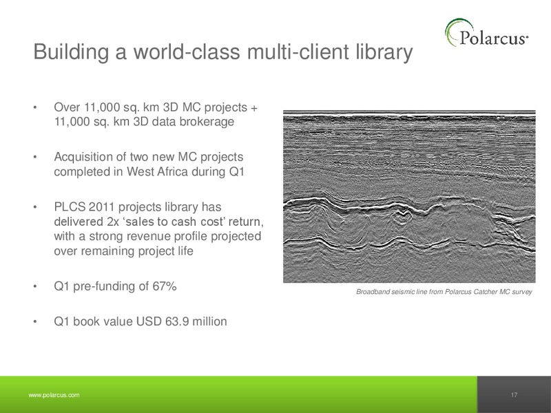 Q1 2013 REPORT – Polarcus – slide 16