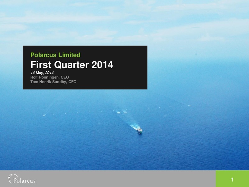 Q1 2014 RESULTS – Polarcus – slide 1