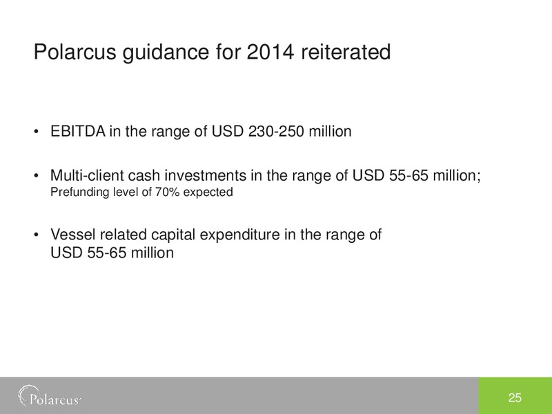 Q1 2014 RESULTS – Polarcus – slide 24