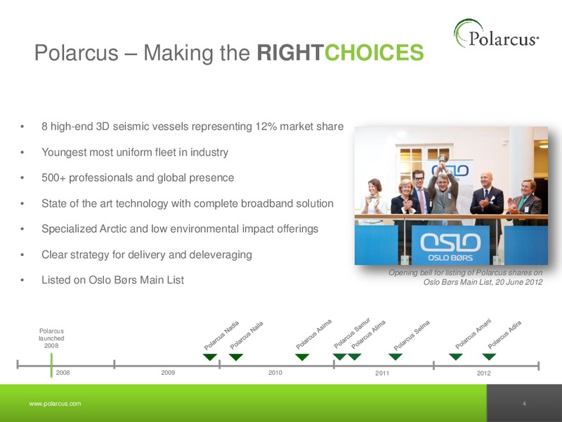 JUNE 2012 CAPITAL MARKETS DAY – Polarcus – slide 3